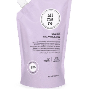 mïmare, no yellow mask maska niwelująca żólte tony z włosów blond i siwych 480 ml